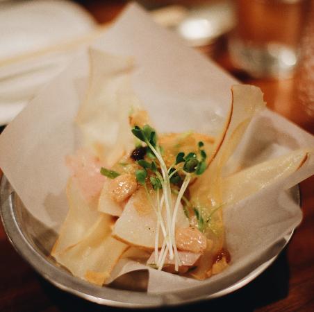 Uchi signature dishes Machi Cure, Hama Chili, and a variety of creative nigiri and sashimi.